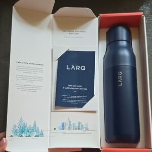 LARQ Navy Blue Self-Cleaning Water Bottle